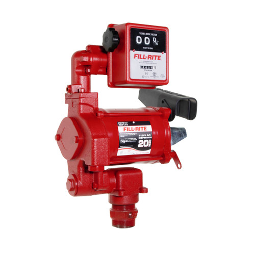 Fill-Rite TUFR701VN 115V AC Fuel Transfer Pump w/ Meter - 20 GPM