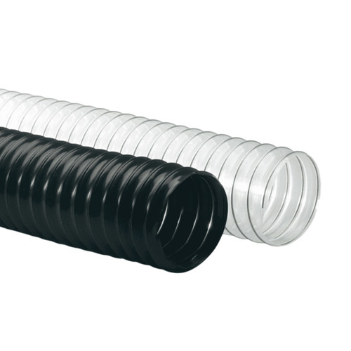 Flexaust Flexadux PU (Flx-Thane LD) Series 25 ft. Duct Hose (-65°F to 200°F) (Clear)