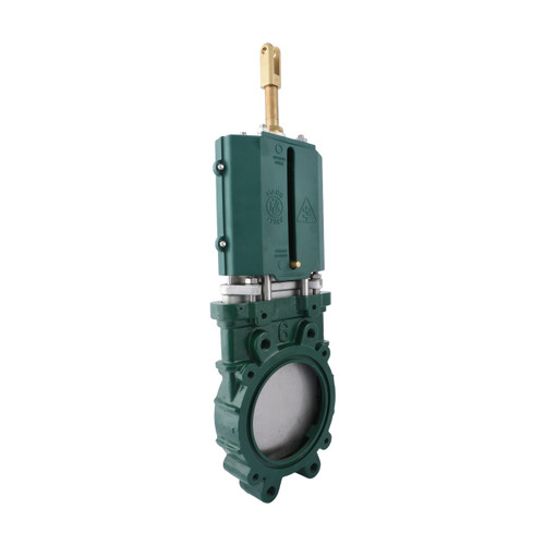 Metaltecnica 6 in. Cast Iron ANSI Flanged Gate Valve w/ Stainless Steel Knife - StemOnly