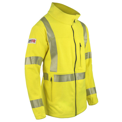 Lakeland IJKT12ANT High Performance FR Zip Front Jacket, Hi-Vis Yellow