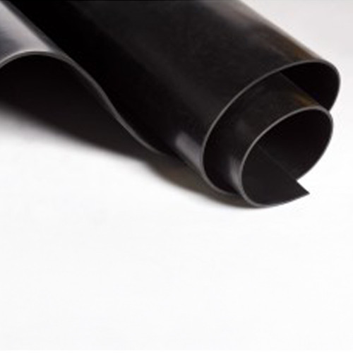 AmericanBiltrite IM-75 Black Sheet Rubber 1/4 in. x 48 in. - 20 ft.