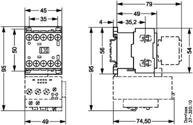 037H350313 Danfoss Contactor, CI 5-5