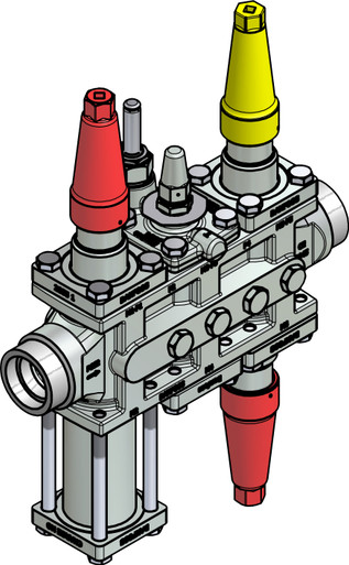 027L4017 Danfoss Valve station, ICF 25-6-1RB