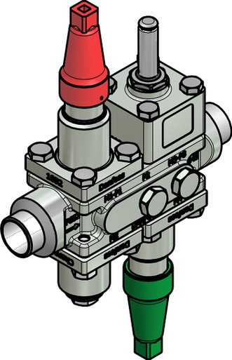 027L3380 Danfoss Valve station, ICF 20-4-18H