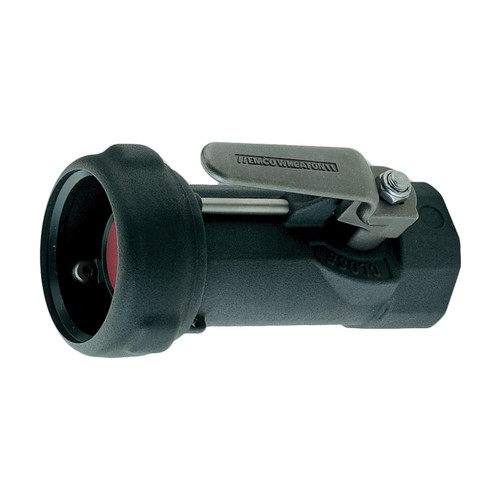 Emco Wheaton J72C-ABI0-B 2 in. ISO 228 Parallel Dry-Break Straight Coupler w/ Nitrile Rubber Seals