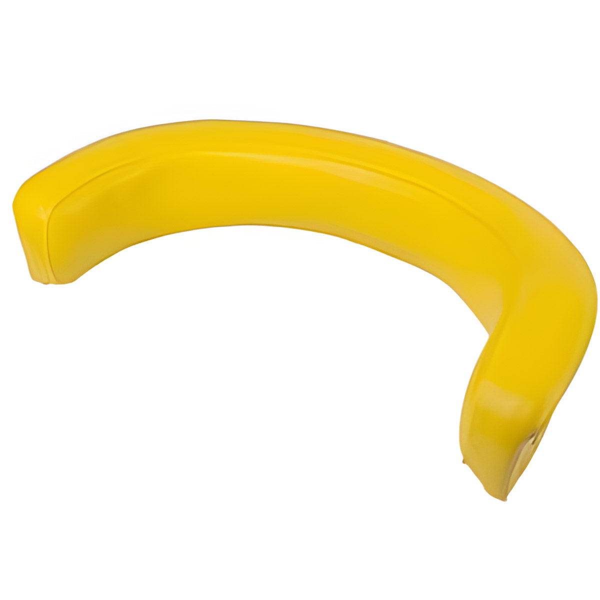 Armrest for John Deere R34268 - Wooden Base, Yellow Vinyl, Wrap Around Style