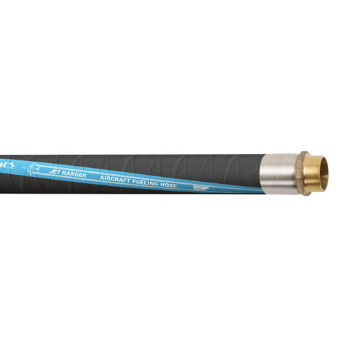 Continental ContiTech Jet Ranger™ 2 in. 300 PSI Aviation Fueling Hose Assemblies w/ Brass Male NPT Ends