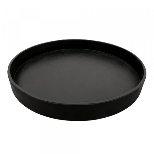 JME 24 in. Round Natural Rubber Drip Pan
