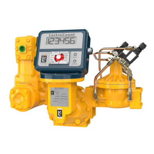 Liquid Controls M7K1 2 in. Flanged 100 GPM Meter and Electronic Register w/ Preset Valve, Strainer & Air Eliminator
