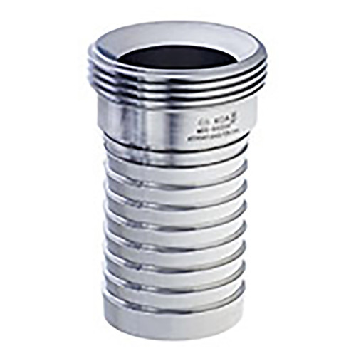 Kuriyama MBSSS200 Sanitary 2 in. Male Bevel Seat x Hose Shank Crimp Fitting