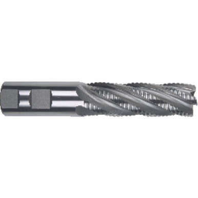 1 1/2" /4" x 2 1/4" x 4 1/2" 6 Flute Single End HSS Roughing Non-Center Cutting End Mill-Uncoated Series/List #4593 CV3144470