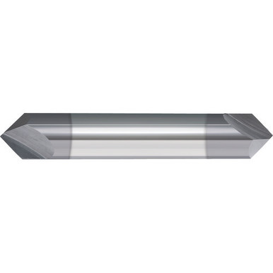 1/2" Cutting Dia. 1/2"Shank Dia, 2 Flute, 60 Degrees, Carbide Chamfer Mill Series/List #5997T MT0895546