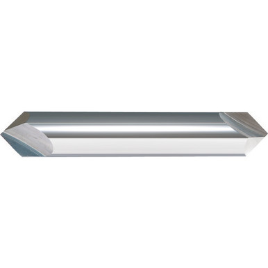 1/4" Cutting Dia. 1/4"Shank Dia, 2 Flute, 90 Degrees, Carbide Chamfer Mill Series/List #5997 MT0859176