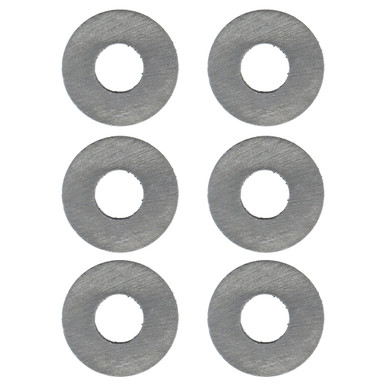 Ceramic Ring Magnets (6pk) - 0.689'' O.D. x 0.296'' I.D. x 0.118'' Thk.¸ 0.4 lbs. pull 07005
