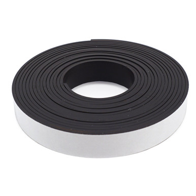 Flexible Magnetic Strip with Adhesive - 10' L x 0.5'' W x 0.06'' Thk. 07012