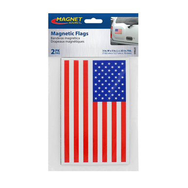 Flexible Magnetic U.S. Flags (2pk) - U.S.A. 07063