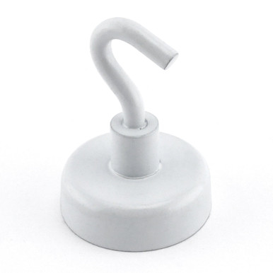 White Magnetic Hooks (2pk) - 9 lbs. pull 07290