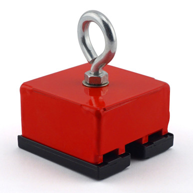 Heavy-Duty Holding and Retrieving Magnet - 2.0'' L x 2.0'' W x 1.0'' H¸ 100 lbs. pull 07541