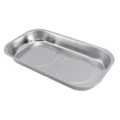 9" Rectangle Magnetic Parts Tray - Stainless Steel 07685