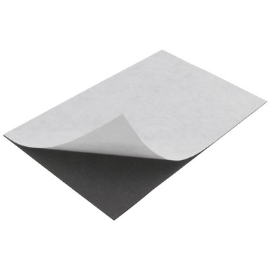 Large Flexible Magnetic Sheet with Adhesive - 0.03'' Thk. x 12'' W x 24'' L Indoor 08504