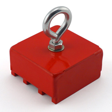 Heavy-Duty Holding and Retrieving Magnet - 2.0'' L x 2.0'' W x 1.062'' H¸ 100 lbs. pull 370-30B