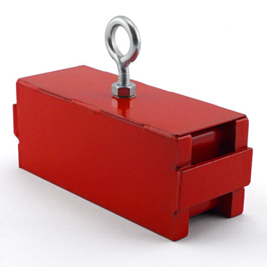 Heavy-Duty Holding and Retrieving Magnet - 5.0'' L x 2.0'' W x 2.0'' H¸ 225 lbs. pull 370225