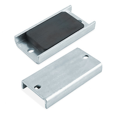 Ceramic Latch Magnet Channel Assembly - 3" L x 1.5" W x .45" Thk.¸ 60 lbs. pull CBA300