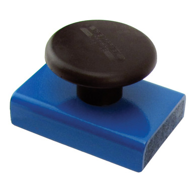Ceramic Rectangular Base Magnet w/ Knob - 1.63" L x 2.37" W¸ 40 lbs. pull HMKS-D