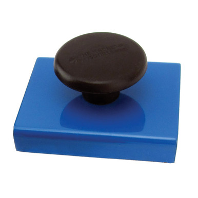 Ceramic Rectangular Base Magnet w/ Knob - 2.37" L x 3" W¸ 45 lbs. pull HMKS-E