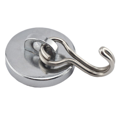 Neodymium Swinging Magnetic Hook - 40 lbs. pull w/ liner MHHH07589BX