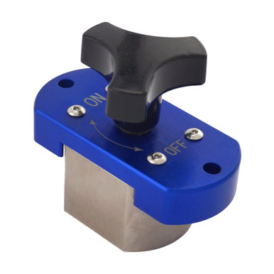 Neodymium On/Off Magnetic Workholding Jig with Mounting Tabs - 1.575'' L x 1.245'' W x 1.25'' H¸ 150 lbs. pull MJG150MT