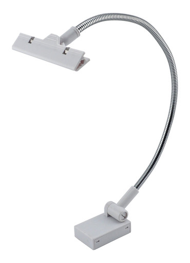 Magnetic Sign Holder, Adjustable Base w/ Flexible Arm and Channel Clip - 2.73'' L x 4.26'' W x 19'' H MSHC08