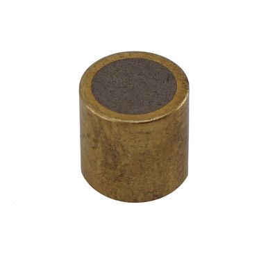 Neodymium Shielded Assembly - 0.25'' Dia. x 0.25'' H, brass shield, 1.25 lbs. pull NAB2525BX