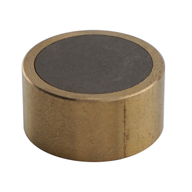 Neodymium Shielded Assembly - 0.75'' Dia. x 0.375'' H, brass shield, 13 lbs. pull NAB7537BX