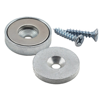 Neodymium Latch Magnet Kit (1 set) - 30 lbs. pull NMLKIT5