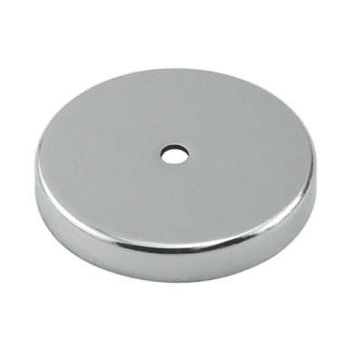 Neodymium Round Base Magnet - 2.035'' Dia. x 0.305'' Thk. w/0.20'' Dia. hole¸ 105 lbs. pull RB50N-NEO