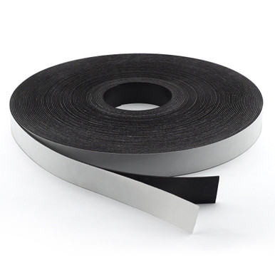 Magnetic Labeling Strip with Adhesive - 100' L x 1.0" W x 0.060" Thk. 1-Roll ZG40AC-F