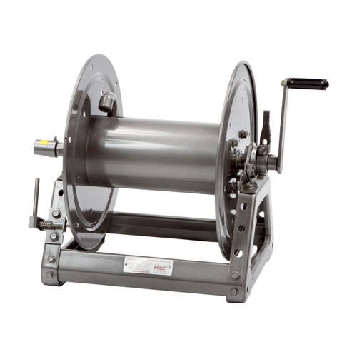 Hannay Reels FL1500 Series Low Pressure Breathing Air Hose Reel, Manual Rewind, Reel Only, 1/2 in. x 75 ft., FL1514-17-18