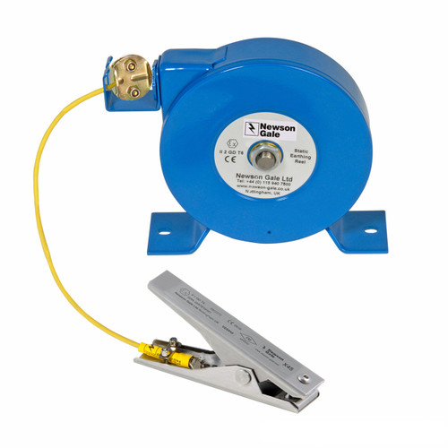 Newson Gale Cen-Stat Grounding Reels w/ 20 ft. Cable & Heavy Duty X90 SS Clamps