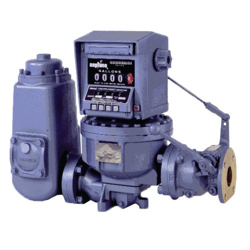 Red Seal Type 4-MT Petroleum Tank Truck Flowmeter w/ 834 Register, Air Eliminator and Two-Stage Valve