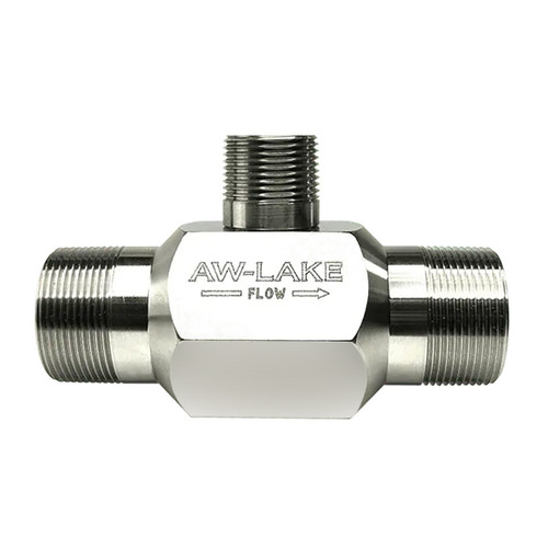 AW-Lake TN-2-50 Turbine Flow Meter 2 in. Male NPT - Stainless Steel, 50 Max GPM