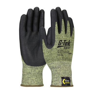G-Tek KEV, Kevlar Engineered Yarn, Yel/Blk 13 Gauge, Nitrile Foam, A7 - Size 3XL, Yellow 1 Dozen - Gloves made with Kevlar Brand Fiber 09-K1600/XXXL