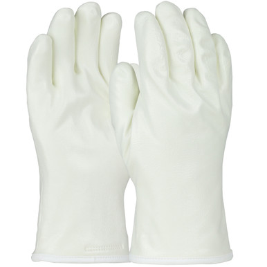 White Polyurethane Sure Grip Gloves Layer Temp Gloves X-Large - Size XL, White, CE Gloves, 1 Pair 104XL