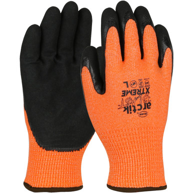 Boss Arctik Blast Waterproof Winter Glove - Size M, Hi-Vis Orange 1 Pair - Insulated Coated Gloves 1CF7008WM