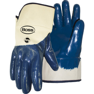 Partially Coated Nitrile Lined Smooth Grip Glove - Size XL, Natural 1 Pair - Coated Supported Gloves 1UH7064X