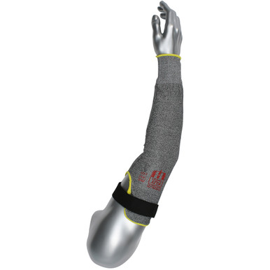 Ata, Hppe, 13G Knit, A4, Gray, 18 18",Sleeve, A4, Ata, Hppe - Size 18, Gray, Cut Resistant Sleeve, 1 Unit 20-S13ATA/PE4-18-VEL