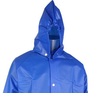 Tpu/Nylon Industrial Protective Hood, Lt.Wt. Durable, 10Mil (.25Mm) TPU/Nylon - OS Blue EA 201-520-B