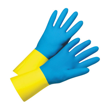 FL Neoprene/Latex Glv - Unsupported Neoprene Gloves 8 Blue 2224/8-V2P