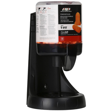 Ear Plug Dispenser, Holds 250 Pair Of T-Fit Earplugs - Size Display, Black, Ear Plugs, 1 Unit 267-HPD510-250