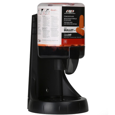 Ear Plug Dispenser, Holds 250 Pair Of Mega Bullet Earplugs - Size Display, Black, Ear Plugs, 1 Unit 267-HPD810-250